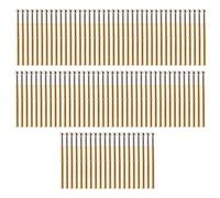100 Pièces Broche de Sonde de Test à Ressort en Métal Grande Tête Ronde Type P125D Aiguille de Test pour Composants Électroniques Pogo Pin