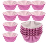 100 Pièces Caissettes à Pâtisserie pour Papier pour Cuisson | Usage Jetable, Démoulage Facile, Résistance aux Hautes Températures, pour Boutiques et Épiceries