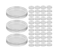 100 Pièces Capsule Ronde Acrylique 27mm pour Pièces et Médailles | Boîte Transparente, Ajustement Précis Anti-bruit, Usage Catalogue et Maison, pour Collectionneurs Exigeants