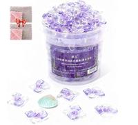 100 pièces Capsules De Lessive 5 En 1 Avec Perles ParfuméEs,ConcentréEs Avec Adoucissant,Nettoyage En Profondeur,Parfum Frais Longue DuréE (size-d04, Parfum de lavande)