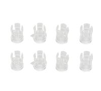100 Pièces Capuchon de Diode électroluminescente Abat-jour de Diode LED Capuchon Transparent Support de Diode électroluminescente Clip 3mm Nylon