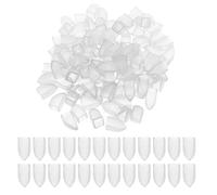 100 Pièces Capuchon PE Transparent pour Pince 8710, Protection Courte des | Garde les Outils Propres, Améliore la Visibilité, Rangement Sûr à Domicile Station de Manucure
