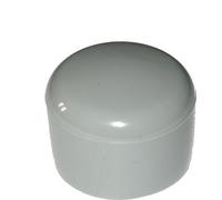 100 pièces - Capuchon pour tube rond D=32/33 mm - L=26 mm GRAU PVC