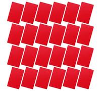 100 Pièces Carte Métallique Vierge, Bords Arrondis, Double Face | Surface Lisse Polie, Usage DIY et Étiquetage Retail, pour Plaques Nominatives et Professionnels