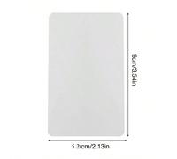 100 pièces Cartes à jouer de jeu de cartes DIY, cartes de papier dur vierges, cartes de jeu d'extérieur, cartes de graffitis, cartes postales faites à la main, cartes blanches de mémo Taille Unique,Bl