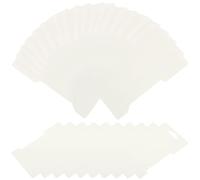 100 Pièces Cartes D’affichage pour Épingles à Cheveux, Blanc