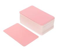 100 Pièces Cartes de Notes Compactes Multifonctions Roses en | Petites Cartes Vierges Épaisses, Faciles à Écrire, Accessoires de Correspondance, Format Portable