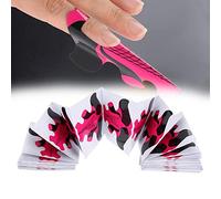 100 pièces Chablon ongle, Chablon pour ongle gel construction, plateau de papier à ongles, longue extension d'ongle en forme d'ongle formes d'ongles pour le constructeur d'extension d'ongle plateau