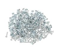 100 Pièces Cheville Métallique à Expansion M4 | Acier au Carbone, Pose Rapide et Anti-desserrage, pour Brique Creuse et Panneaux Fins