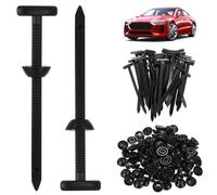 100 Pièces Clips Attaches de Câbles Réutilisables, Boucles et Fermetures pour Câbles, Colliers de Serrage Nylon UV, Clips de Fixation Auto, Attaches Universelles pour Réparation Automobile