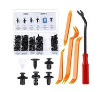 100 Pièces Clips de Fixation pour Mitsubishi L200 Triton 2015-2022, Kit Agrafe Carrosserie Universel avec Outils Démontage Nylon Durable