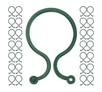 100 Pièces Clips de Support pour Plantes, Réutilisables, Plastique Vert | Design en 8, Installation et Retrait Faciles, pour Jardiniers Potagers, Tiges de Tomate et Jardins