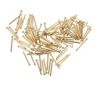 100 Pièces Clous en Laiton à Tête Ronde 1, 2x15mm, Style Antique