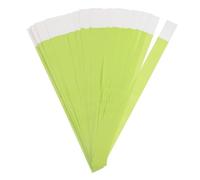 100 Pièces Collier D’Identification, Réglable, PP, Vert Clair | Plaque Nominative Incluse, Repérage par Couleur, pour Portées, Chats -nés, Contrôles Vétérinaires