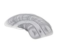 100 pièces collier de gâteau transparent en demi-cercle, accessoire de collier de cuisson de mousse d'enveloppe de bord de gâteau pour la décoration de cuisson, emballage élégant