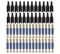 100 Pièces Connecteurs D'armoire Cachés, Montage Rapide | Plastique et Fer, Aspect Discret et Net, pour Meubles, Garde-robe et Assemblage Fiable