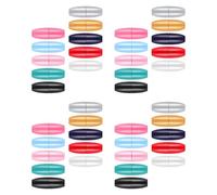 100 Pièces Connecteurs de Perles pour Fermoirs de Sécurité | Bijoux et Porte-clés, Assemblage Rapide, Lot Créatif Multicolore, Accessoires de Création en Plastique Couleur Aléatoire