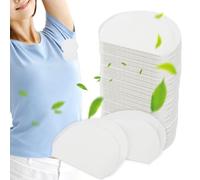100 Pièces Coussinets Aisselles Auto Adhésifs, Tampons de Transpiration pour Hommes et Femmes, Coussinets Invisibles Anti Transpiration, Absorbants Jetables pour Hauts Chemises, Confortable