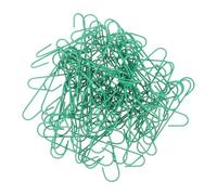 100 Pièces Crochets de Noël en Fer Vert, Design en C pour Sapin | Lot Réutilisable, Installation Rapide, pour Décorations et Boucles de Chaussures, Fête et Montage Simple