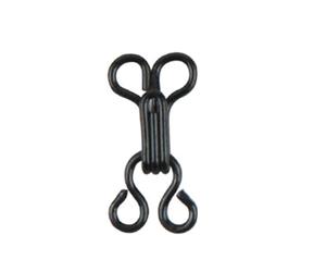 100 Pièces Crochets Et Yeux De Couture Pour Fixation De Crochet De Manteau Attaches Métalliques Fermeture Des Yeux Attaches De Vêtements Boutons-pression En Métal Crochet Soutien-gorge Petit Oeil