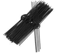 100 Pièces Crochets Métalliques Noirs pour Calendrier Mural, Fil de Fer | Montage sans Outil, Maintien Sûr et Présentation Murale Soignée, pour Agendas Spirales et Carnets
