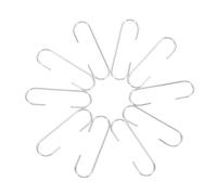 100 Pièces Crochets Suspendre en Fer Vert, Décorations | Maintien Sûr des Boules et Anneaux, Forme Peu Déformable, Gain de Place, pour Vitrines, Fêtes et Aménagements Intérieurs