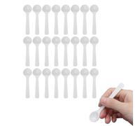 100 Pièces Cuillères À Mesurer, Micro Cuillère À Mesurer En Plastique Cuillère À Café Réutilisable À Long Manche De 2ml/1g Petite Cuillère À Lait Pour Cosmétiques Médicaments Laboratoire De Cuisine