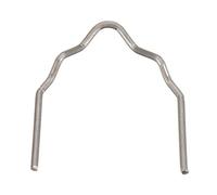 100 pièces d'agrafes à chaud prédécoupées pour soudeuse de réparation d'agrafeuse en plastique - Ensemble d'agrafes plates ondulées de 0,6 mm et 0,8 mm - Acier inoxydable 304 de (v)