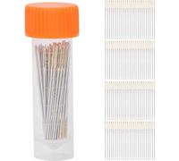 100 pièces d'aiguilles pour point de croix en métal Large yeux broderie avec boîte de rangement24#