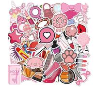 100 Pièces D'Autocollants Mignons, Autocollants Fille, Autocollants Roses, Autocollants Imperméables, Autocollants Décoratifs Pour Décorer Des Albums, Des Ordinateurs, Des Verres À Boire, Etc.