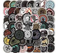 100 pièces d'autocollants totem viking, autocollants en vinyle de décoration esthétique pour album, ordinateur portable, enfant, adolescent, fille