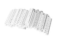 100 pièces de bandes de repérage de terminaux en nylon résistant à la chaleur pour l'identification des circuits