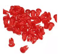 100 pièces de clips de moulure rouges pour Mercedes-Benz R107 W108 W109 W123 R129 A0019882081 NEUF