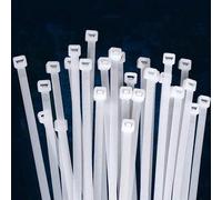 100 pièces de colliers de serrage en nylon robuste (8/6/4 pouces) - Attaches autobloquantes réutilisables pour le jardin, la cuisine, l'organisation de la salle de bain, la fixation de câbles, le supp