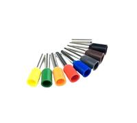 100 pièces de connecteurs de fils, connecteurs de bornes de fils sertis, combinaison d'isolation sertie d'extrémité de borne de câble(10 AWG 6.0 SQMM,Usb9)