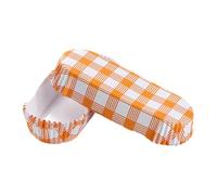 100 Pièces de Cuisson Anti-Graisse Résistantes à la Chaleur Moules en Papier Forme de Bateau Ronds pour Muffins Cupcakes Pains Snacks de Fête pour Mariages Anniversaires Cuisine Quotidienne