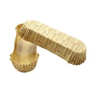 100 Pièces de Cuisson Anti-Graisse Résistantes à la Chaleur Moules en Papier Forme de Bateau Ronds pour Muffins Cupcakes Pains Snacks de Fête pour Mariages Anniversaires Cuisine Quotidienne