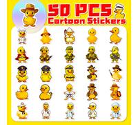 100 Pièces De Divers Petits Canards Jaunes Divers Petits Canards Jaunes Autocollants Mignons Dessin Animé Nouveaux Produits Célébrité Internet Petit Canard Jaune Autocollants Graffiti Animaux A7395