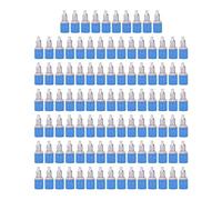 100 pièces de Douille Banane M6 4 mm, Accessoires de Connexion électrique en Laiton nickelé avec Isolation en ABS, pour Cordons de Mesure, alimentations électriques, équipements (Bleue)