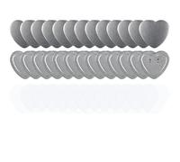100 pièces de fabricant de boutons en forme de coeur, pièces de fabricant de boutons de badges en métal de 57MM, badges à épingles à faire soi-même