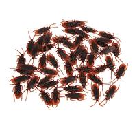 100 Pièces de Faux Jouets de Cafards, Cadeaux de Farces Réalistes pour Les Fêtes d'halloween et Les Réunions de Famille, Plastique Non Toxique, Chacun env. 2,7 X 0,7 Pouces
