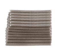 100 pièces de fil de reliure à double boucle pour dos, capacité de 100 feuilles, pas 3:1, 34 boucles, diamètre de 12,7 mm, fil de reliure revêtu de nylon pour documents et rapports (Bronze)