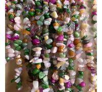 100 pièces de fragments naturels de perles de pierre 3-6mm, ensemble de 7 chakras, bracelet en cristal de pierres précieuses, accessoires de bijoux faits à la main, collier de pierres précieuses natur