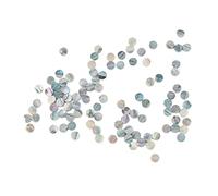 100 pièces de points de touche en coquille d’ormeau naturelle, incrustations pour guitare de couleur vive et finition lisse, marqueurs ronds pour le manche de guitare, ukulélé,