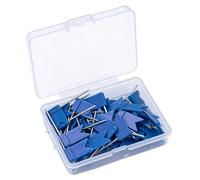 100 pièces de punaises à tête Arrondie sûres, Ensemble de punaises à Code Couleur pour Un tri et Une Identification faciles, Projet Scolaire