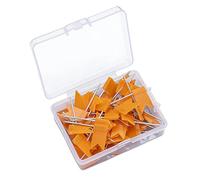 100 pièces de punaises à tête Arrondie sûres, Ensemble de punaises à Code Couleur pour Un tri et Une Identification faciles, Projet Scolaire