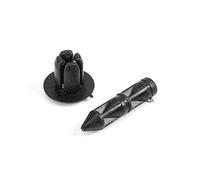 100 Pièces de Rivet en Plastique Voiture, Clips Garniture Carénage Moto Style Voiture 6 Mm pour Accessoire