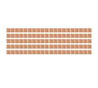 100 pièces de rondelles de cuivre, kit de petits dissipateurs thermiques en cuivre avec une conductivité thermique de 401 W/m·K, rondelle thermique sans bavures pour CPU, GPU, RAM, (15 * 15 * 1,8 mm)