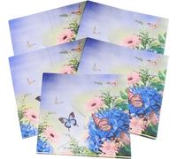 100 pièces de serviettes de table en papier 33 x 33cm serviettes de cocktail de décoration de table pour le mariage douche nuptiale fête