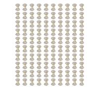 100 pièces de strass en forme de nœud pour ongles, décorations 3D en forme de nœud papillon pour nail art, strass métalliques en forme de nœud pour ongles, adaptés au quotidien